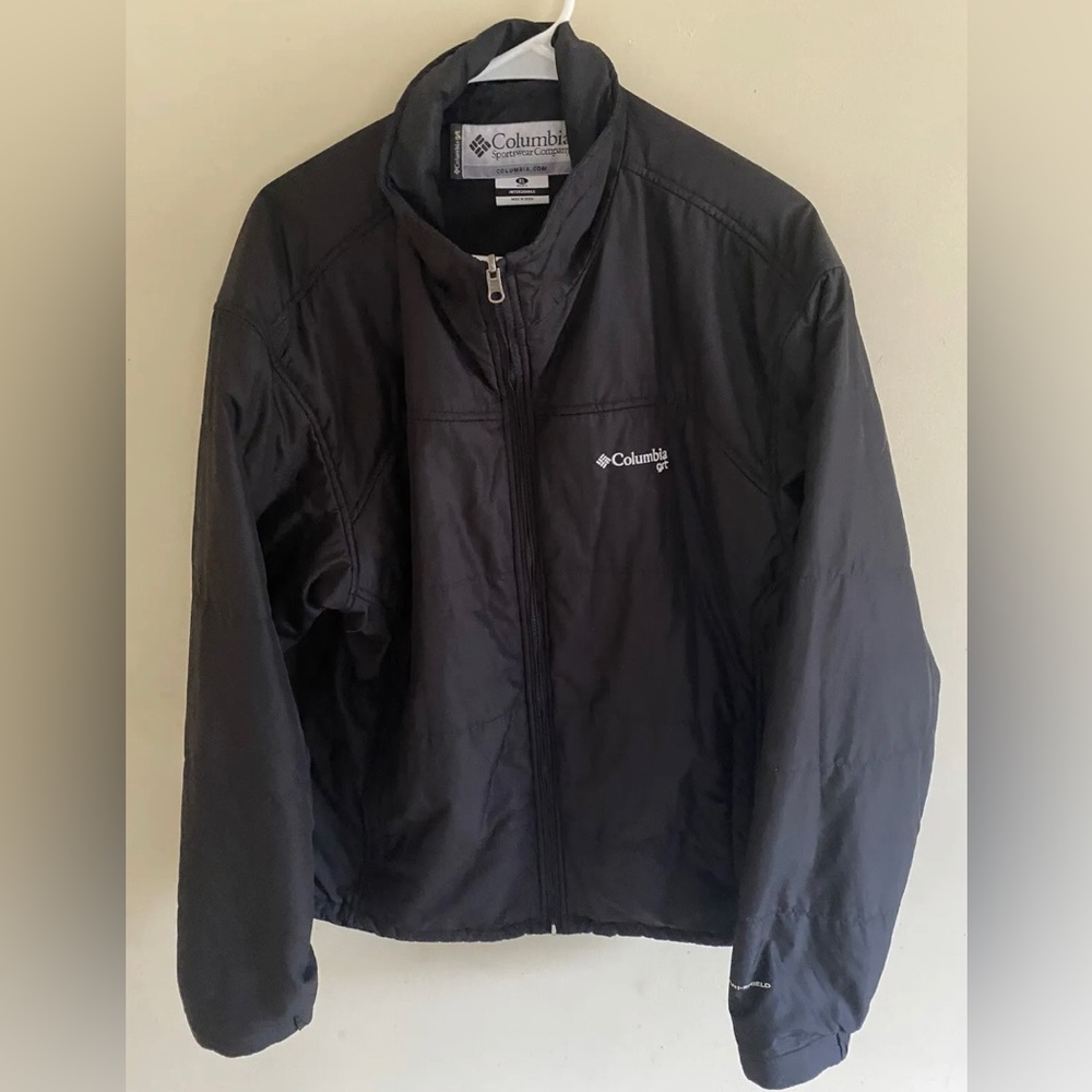 COLUMBIA FIELD GEAR OMNI SHIELD PUFFY DOWN JACKET in Men's size XL Black WARM!